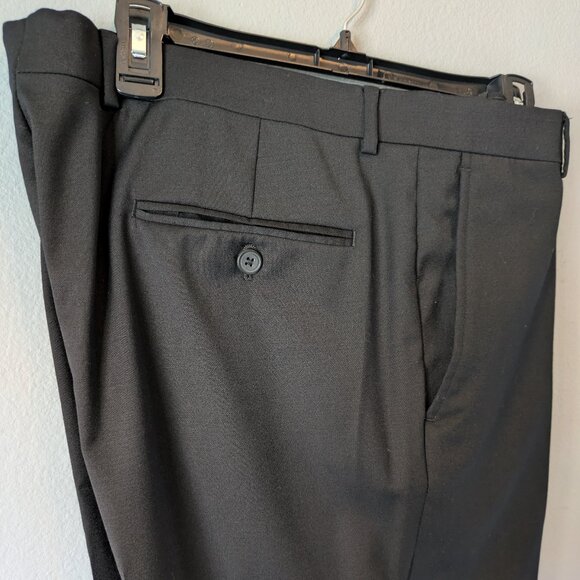 Awearness Kenneth Cole Slim Fit Black Suit 46 Extra-Long and Pants W36-38 L34 - Picture 11 of 16